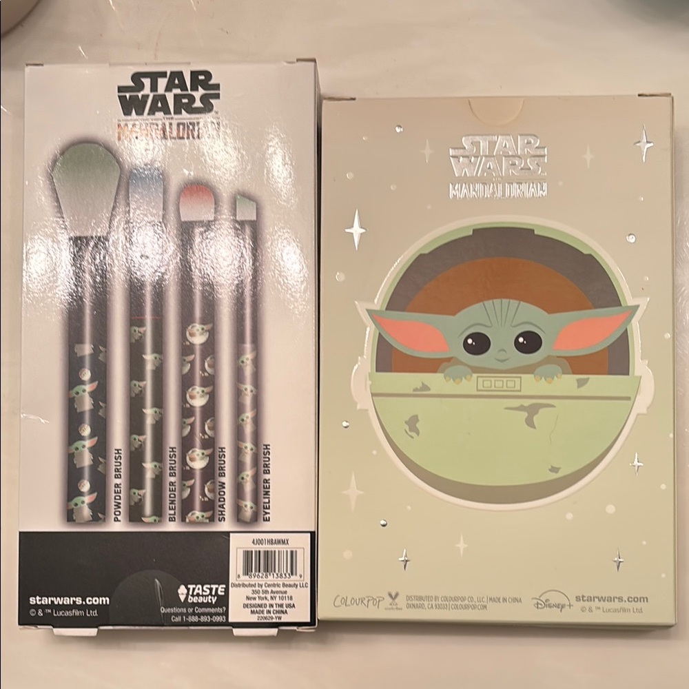 Star Wars Green Makeup Brush Set Accessories